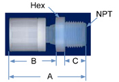 Male Connector Tight Flare