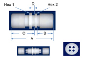 Multi-Flare Panel Mount