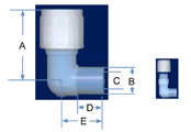 Weld Elbow Connector