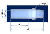 Weld Male Adapter